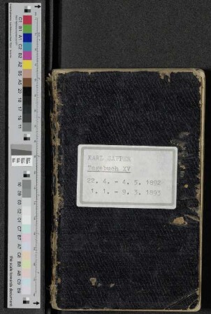 [Tagebuch XV]