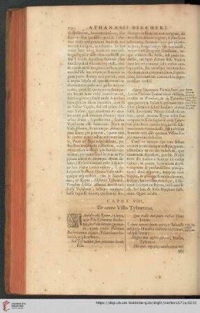 Caput VIII: De cæteris Villis Tyburtinis