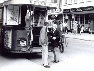 Deutsch-Französische Woche auf der Langen Straße. Detmold. Juni 1969. Stadtarchiv Detmold Bildarchiv BA Nr. 3715