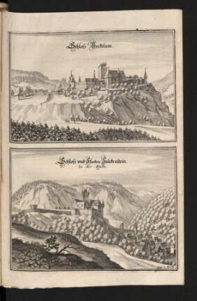 Schloß Beckelum. Schloß und Flecken Falckenstein.