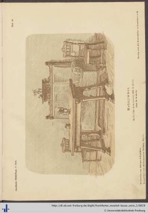 Blatt 89. Wohnzimmer. (Vergl. Bl. 90 und 91).