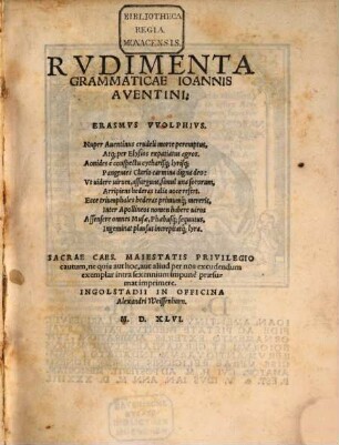Rudimenta grammaticae