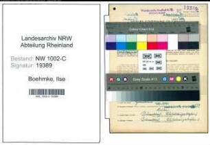 Entnazifizierung Ilse Boehmke, geb. 19.11.1900 (Kassenaufsicht)