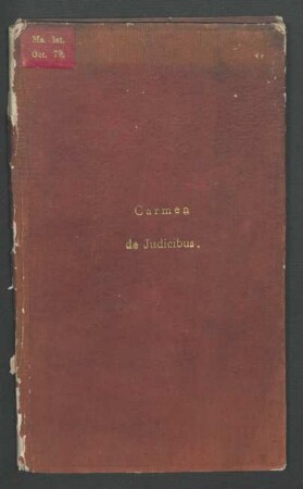 Carmen de iudicibus