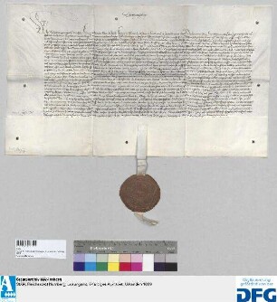 Das Landgericht des Burggraftums Nürnberg stellt ein Vidimus aus von der Urkunde des Königs Friedrich III. d.d. 24. Juli 1442.