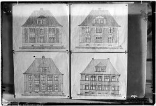 Rössen, Zeichnungen einer Villa