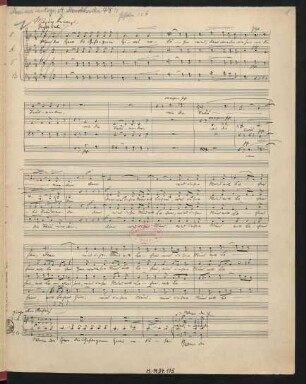 Wenn der Herr die Gefangenen Zions erlösen wird; Coro; F-Dur; op.81,1
