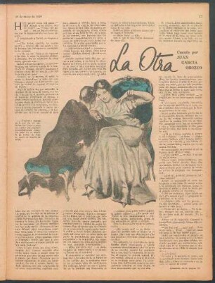 La otra : Cuento por Juan Garcia Orozco