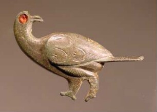 Fibel in Form eines Vogels