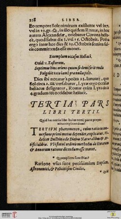 Tertia pars