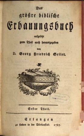 Das größre biblische Erbauungsbuch, 1,1. [Das erste Buch Mose]