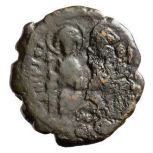 Münze, Follis, 571 / 572