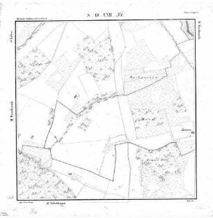 Kartenblatt SO LXII 56 Stand 1825 ca.