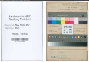 Entnazifizierung Helmut Heiss , geb. 22.12.1904 (Bauunternehmer)