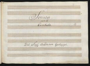 Sonaten; cemb; B-Dur; TorG 14
