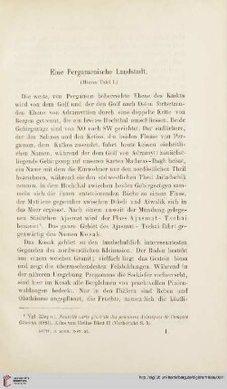 11: Eine Pergamenische Landstadt