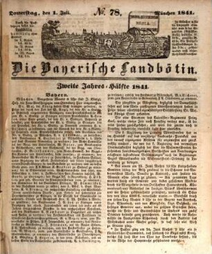 Bayerische Landbötin. 1841, 2