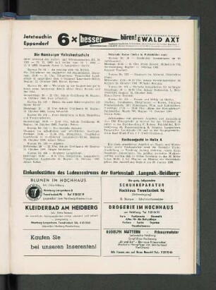 Die Hamburger Volkshochschule