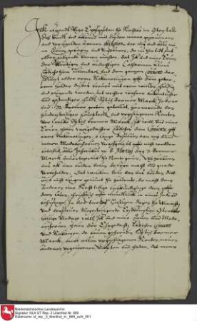 Arend Fiege leiht vom Kloster Lilienthal 60 Bremer Mark.