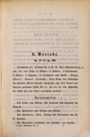 Beethoven : eine Kunst-Studie, 2. Kritischer Katalog sämmtlicher Werke Ludwig van Beethovens mit Analysen derselben