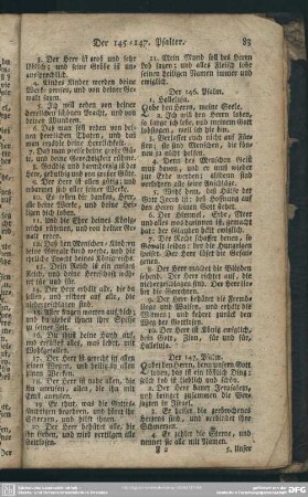 Der 147. Psalm