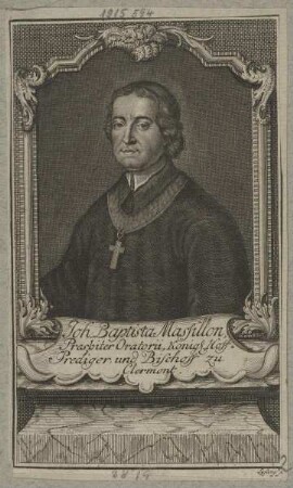 Bildnis des Joh. Baptista Massillon