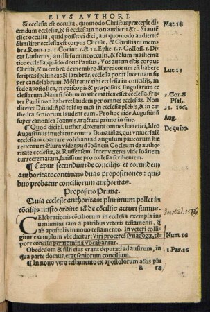 Caput secundum de conciliis ...