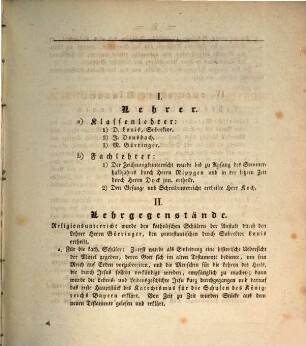 Jahres-Bericht über den Stand der Lateinischen Bezirksschule zu Germersheim : im Schuljahre .... 1830/31 (1831)