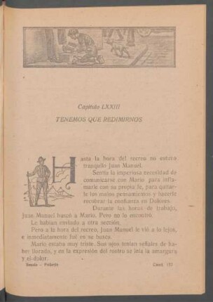 Capítulo LXXIII - Tenemos que redimirnos