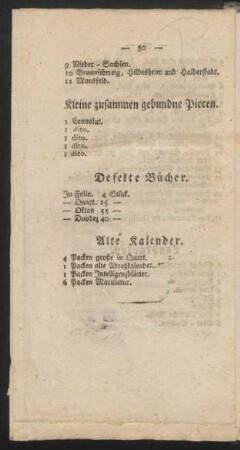 Defekte Bücher