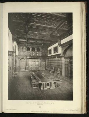 Tafel 23. Speisesaal.