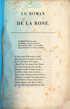 Le Roman de la Rose. 3