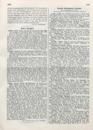109 [Rezension] Augustinus, Aurelius, Sancti Aurelii Augustini episcopi De civitate Dei libri XXII