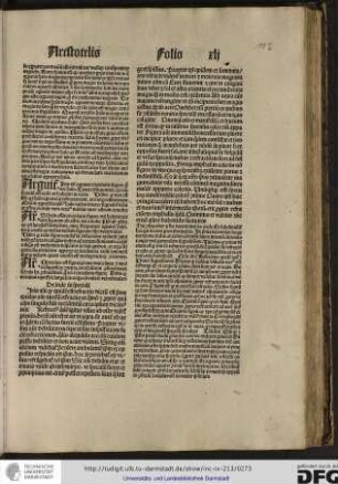 Hic consequenter philosophus determinat de iride et subdividitur hec pars in tres partes principales...
