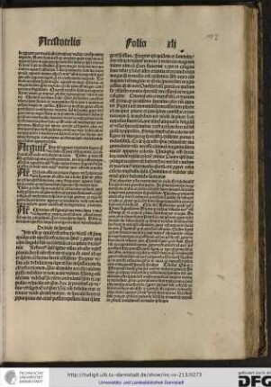 Hic consequenter philosophus determinat de iride et subdividitur hec pars in tres partes principales...