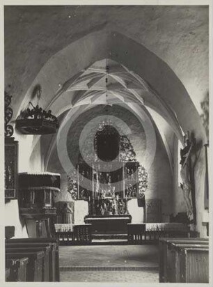 Chor der katholischen Pfarrkirche Metschlau