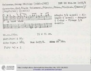 Quartett a-moll