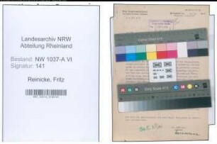 Entnazifizierung Fritz Reinicke , geb. 00.00.0000 (Staatsanwalt)