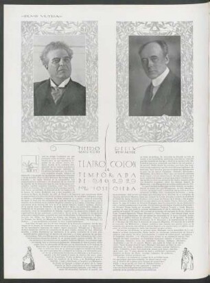 Teatro Colón - la temporada de 1922