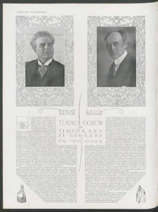 Teatro Colón - la temporada de 1922