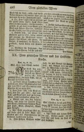 XX. Vom göttlichen Worte und der christlichen Kirche.