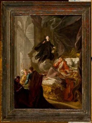 Der Hl. Ignatius von Loyola segnet Johann Wilhelm von Pfalz-Neuburg