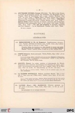 [Histoire] (Nr. 176-339)