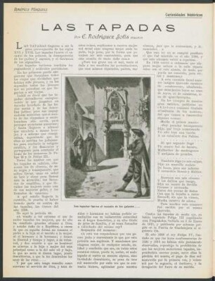 Curiosidades históricas - Las tapadas