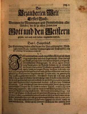 Die bezauberte Welt
