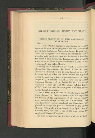 Correspondence, Notes, and News.