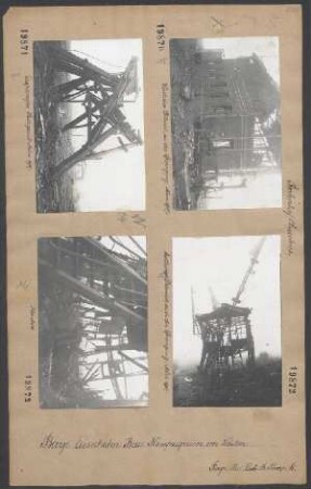 Östliches Stellwerk nach der Sprengung. (Bahnhof Chaulnes)