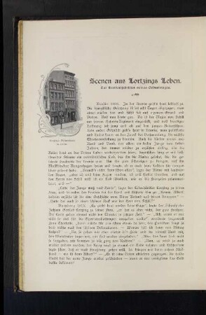 Lortzings Geburtshaus in Berlin