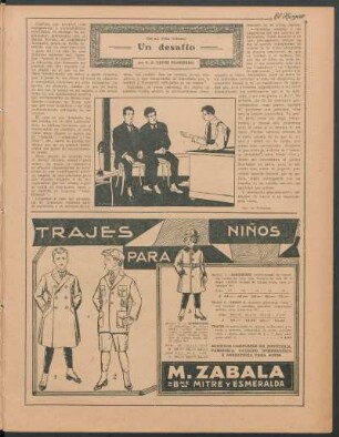Un desafío : (De la vida social)