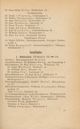 17-26, Institute